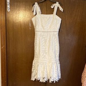NWT: White lace dress by Adelyn Rae.